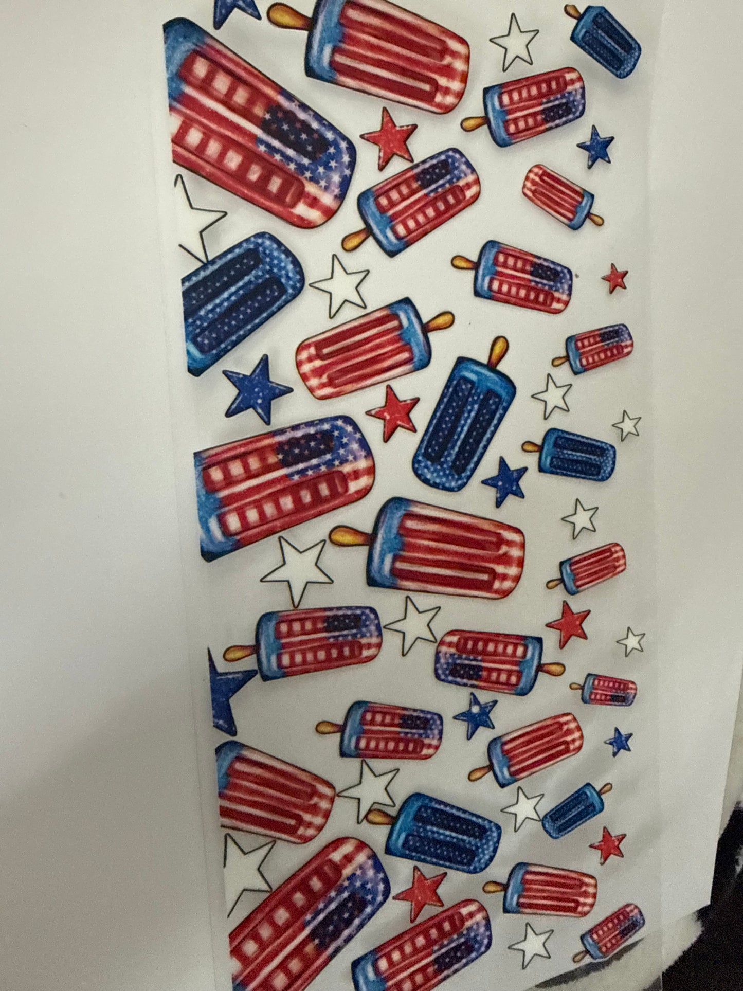 Red White and Blue Popsicles