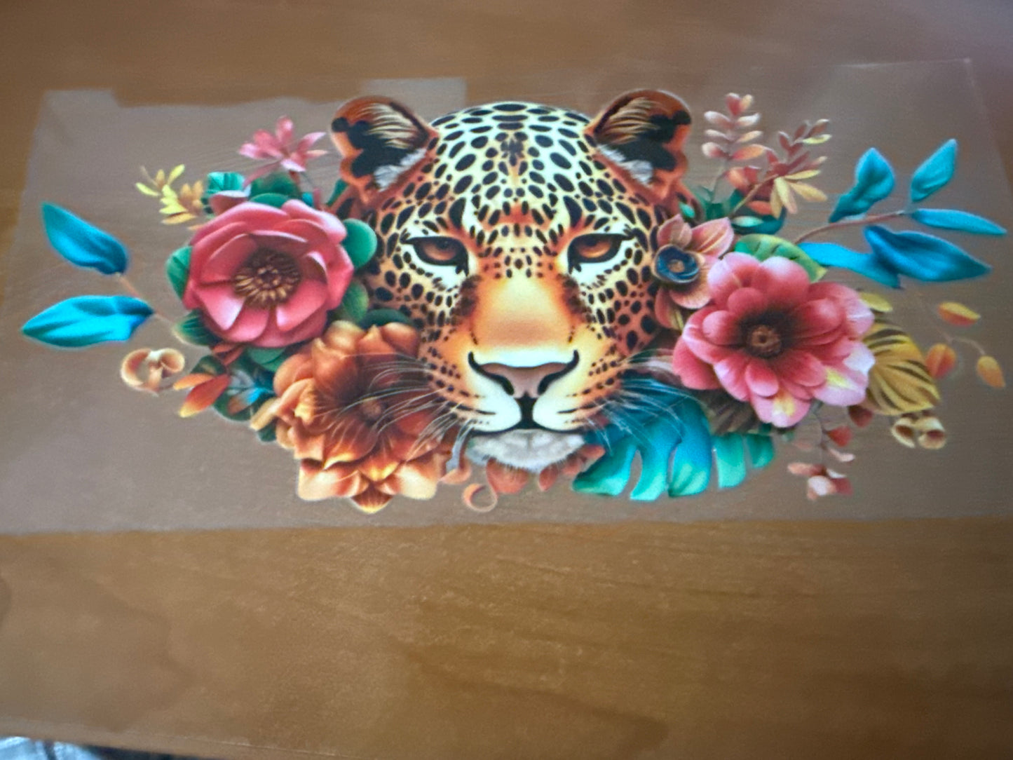 Floral Leopard