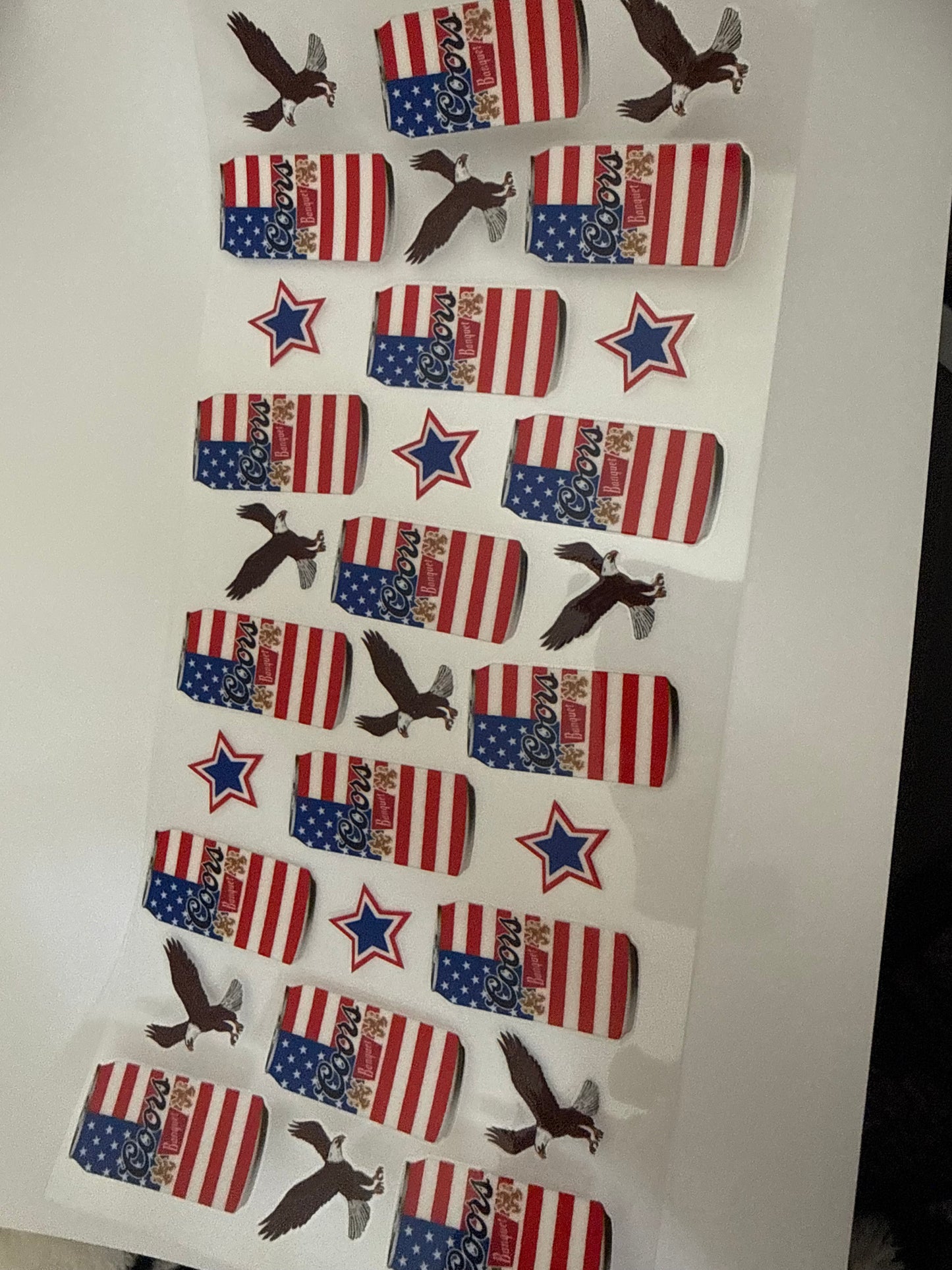 Coors American Flag & Eagle