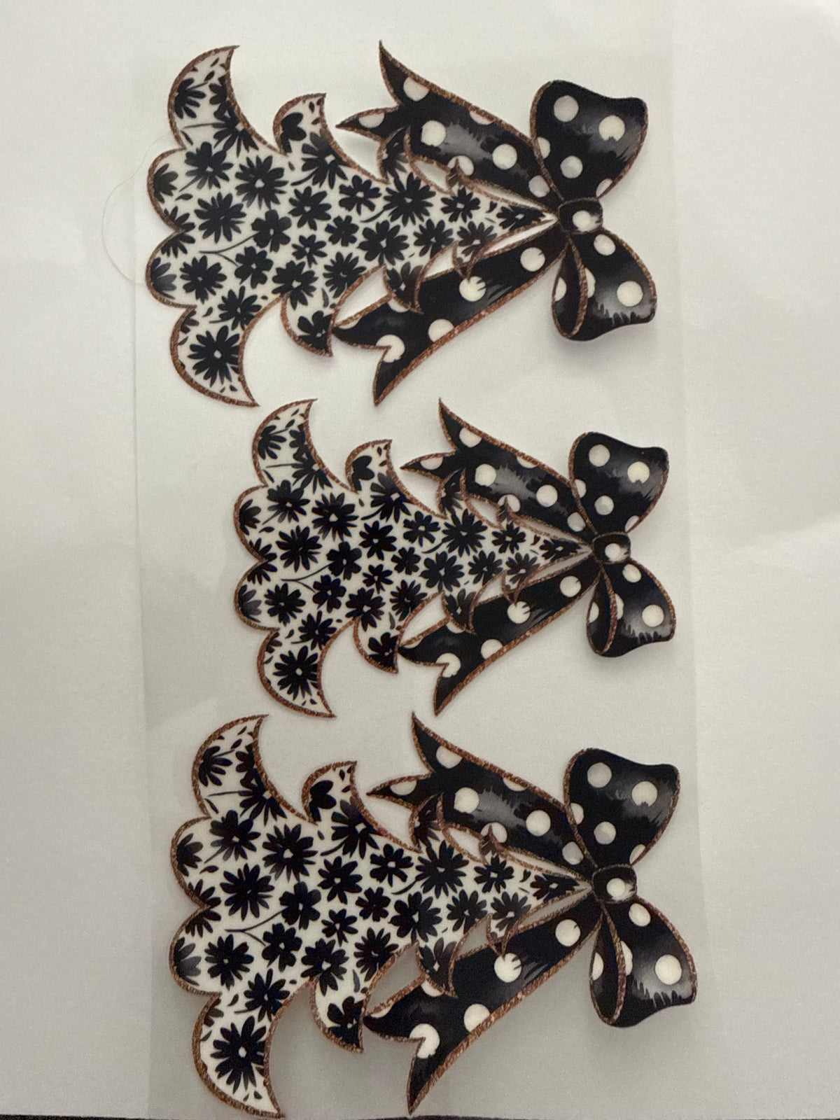 Black & white Christmas trees