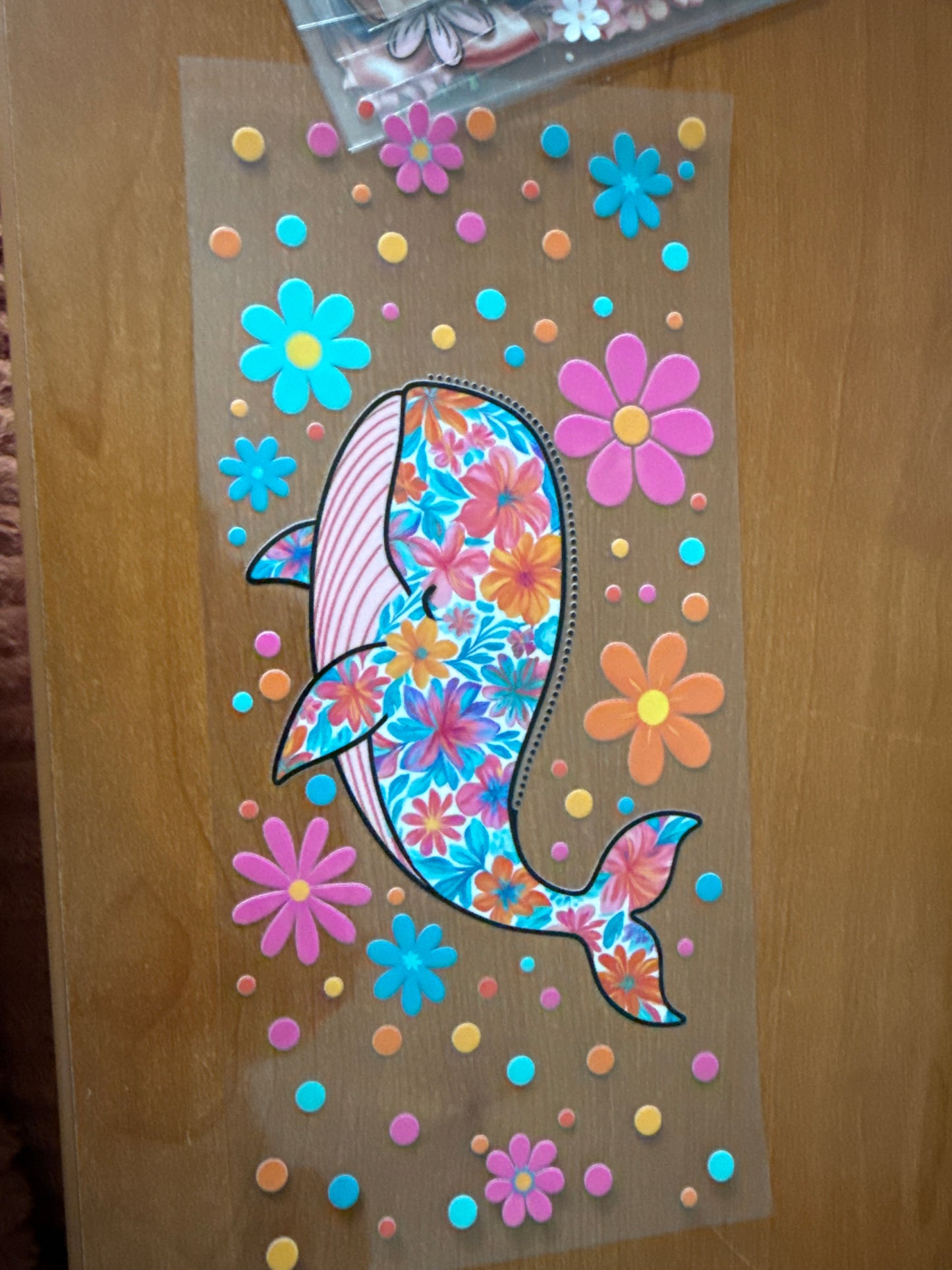 Colorful whale