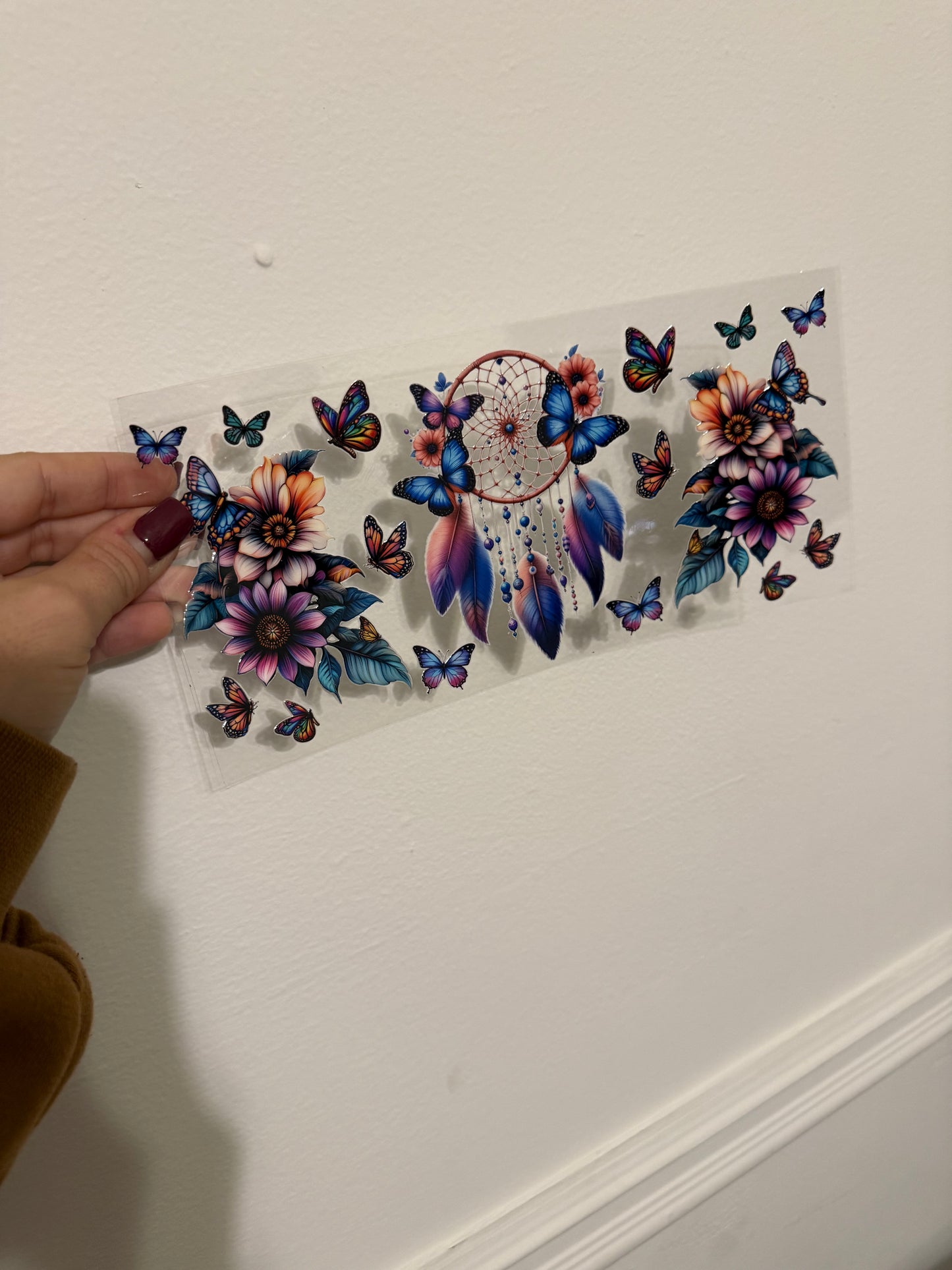 Dream catcher and butterflies