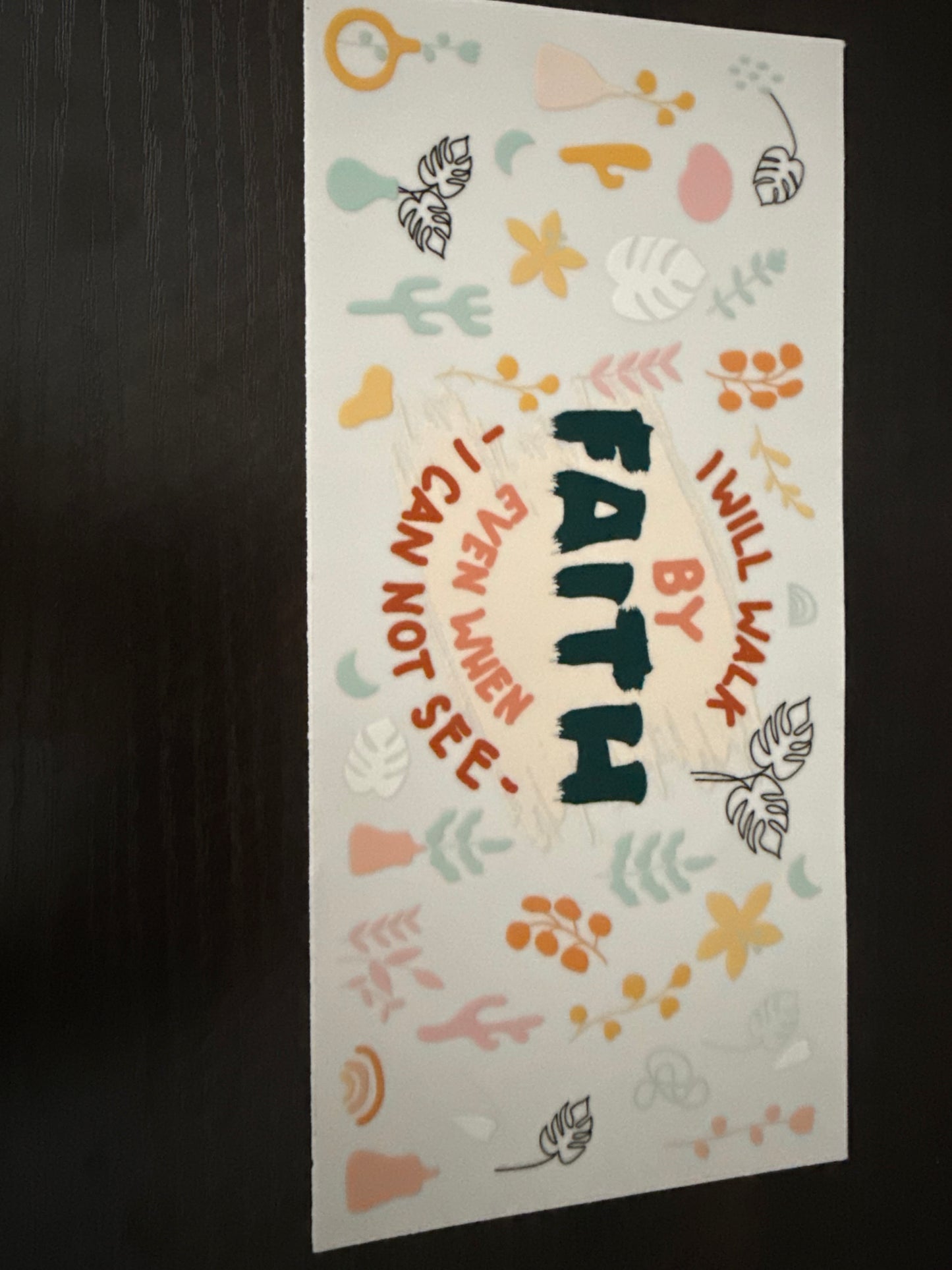 I Will Walk By Faith...