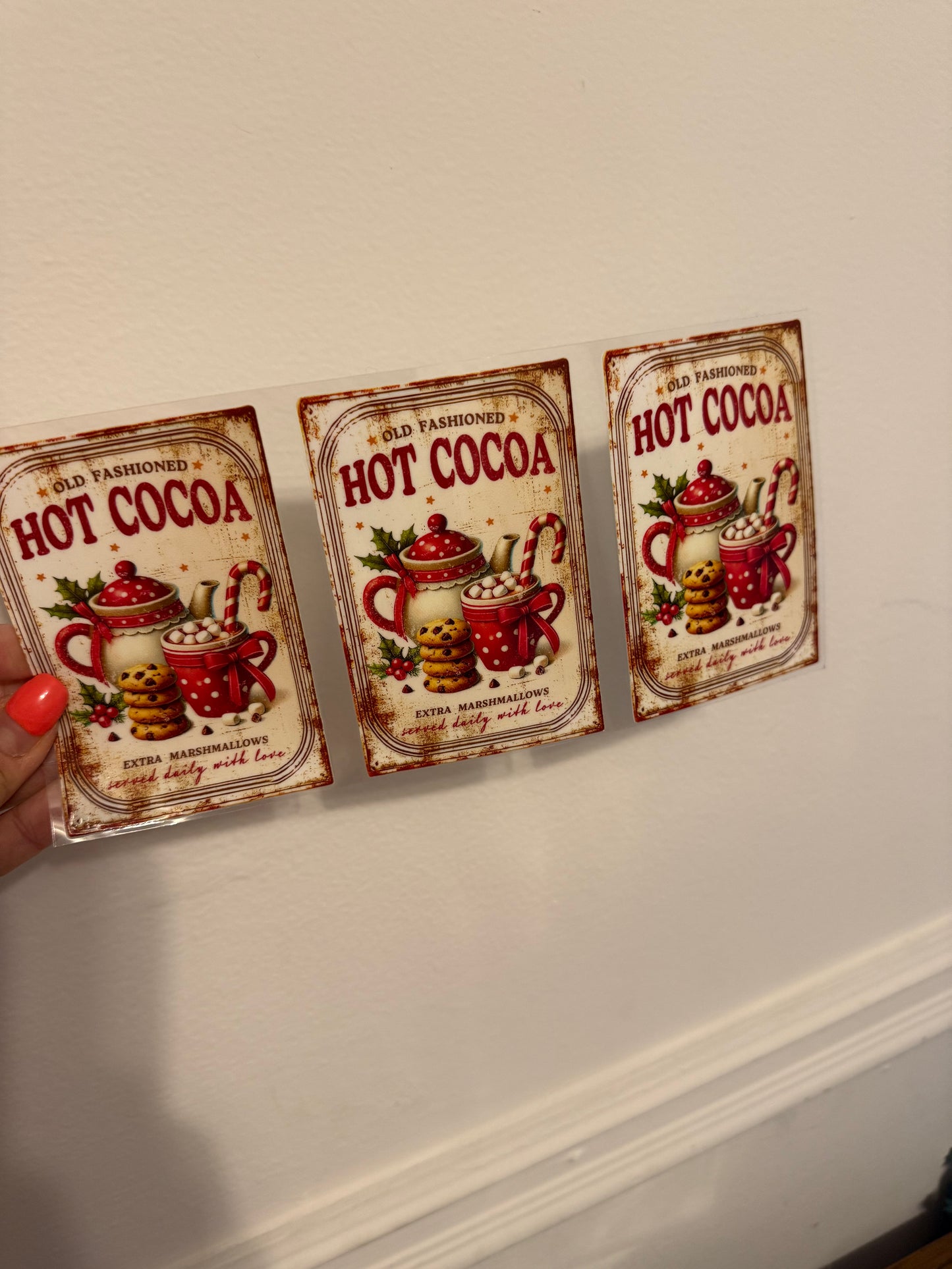 Vintage hot cocoa