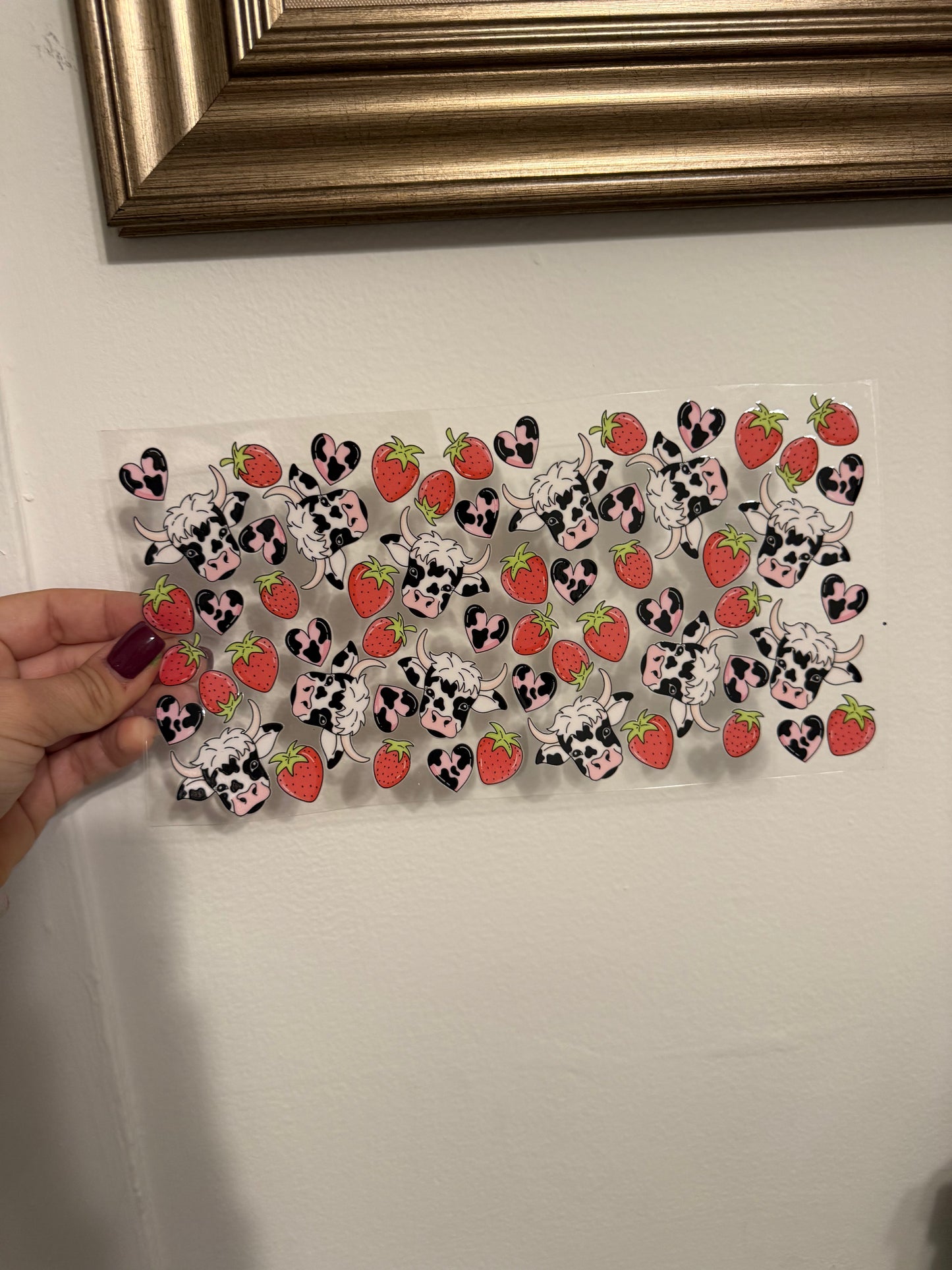 Cows & strawberries