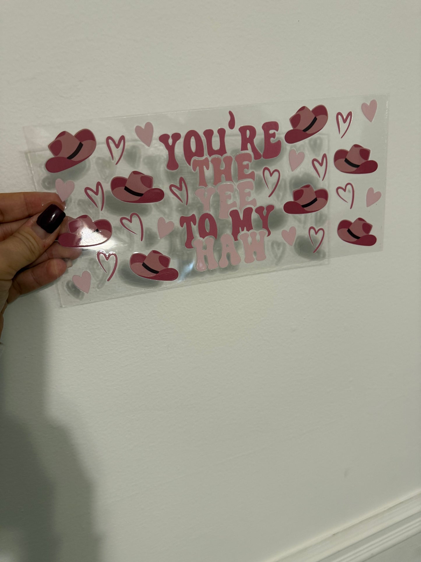You’re the yee to my haw