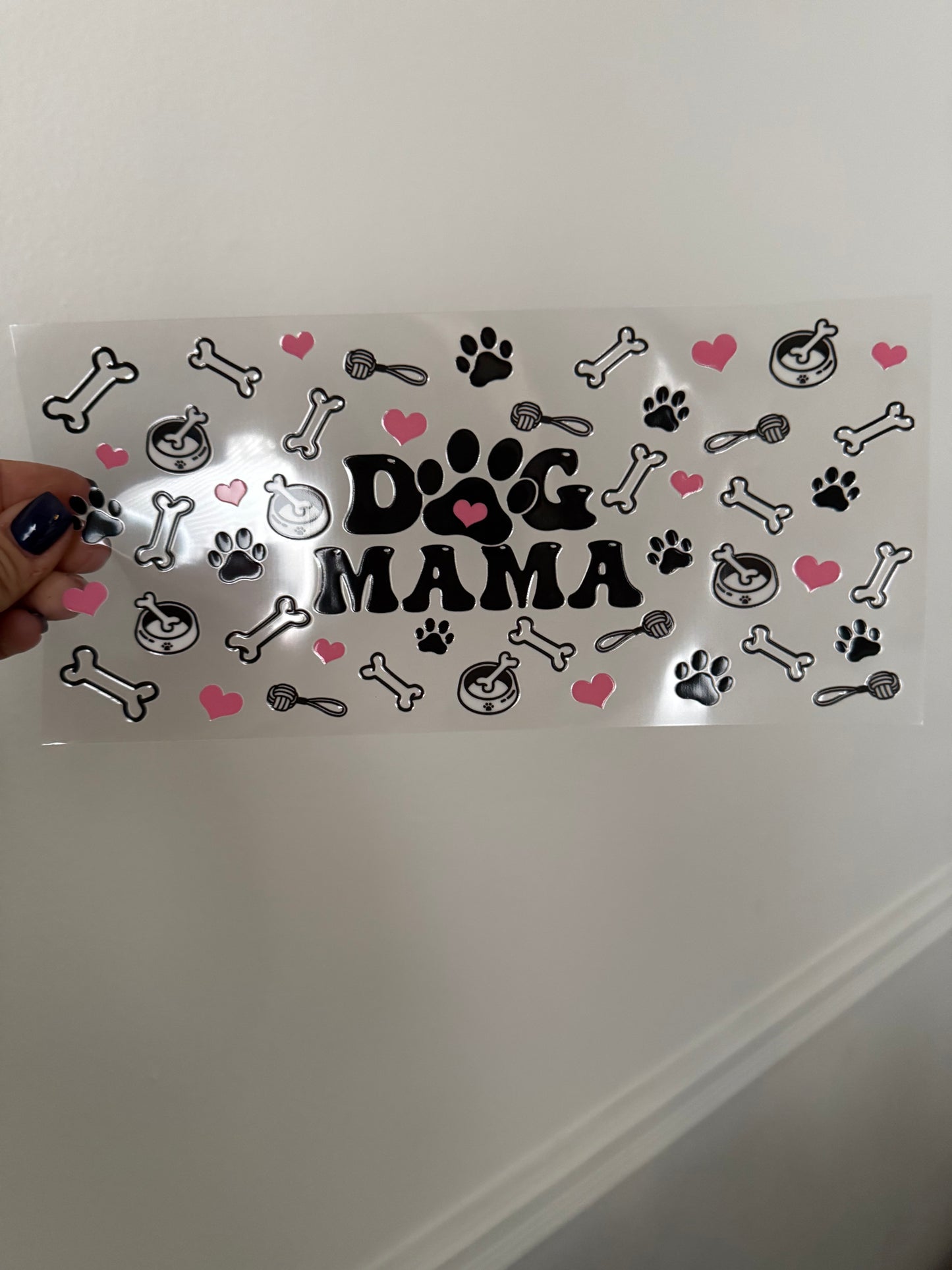 dog Mama with bones