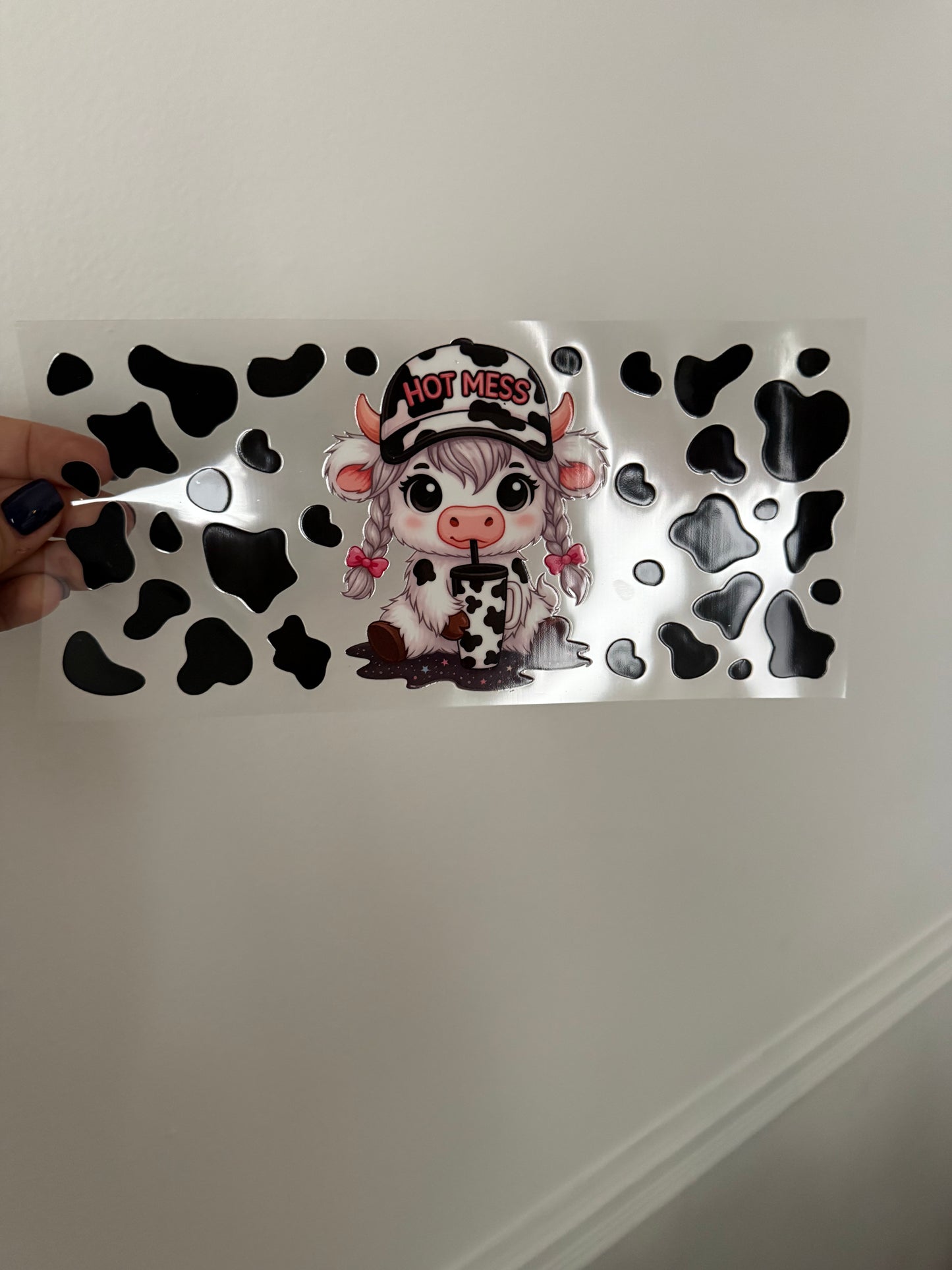 Hot mess with cow print