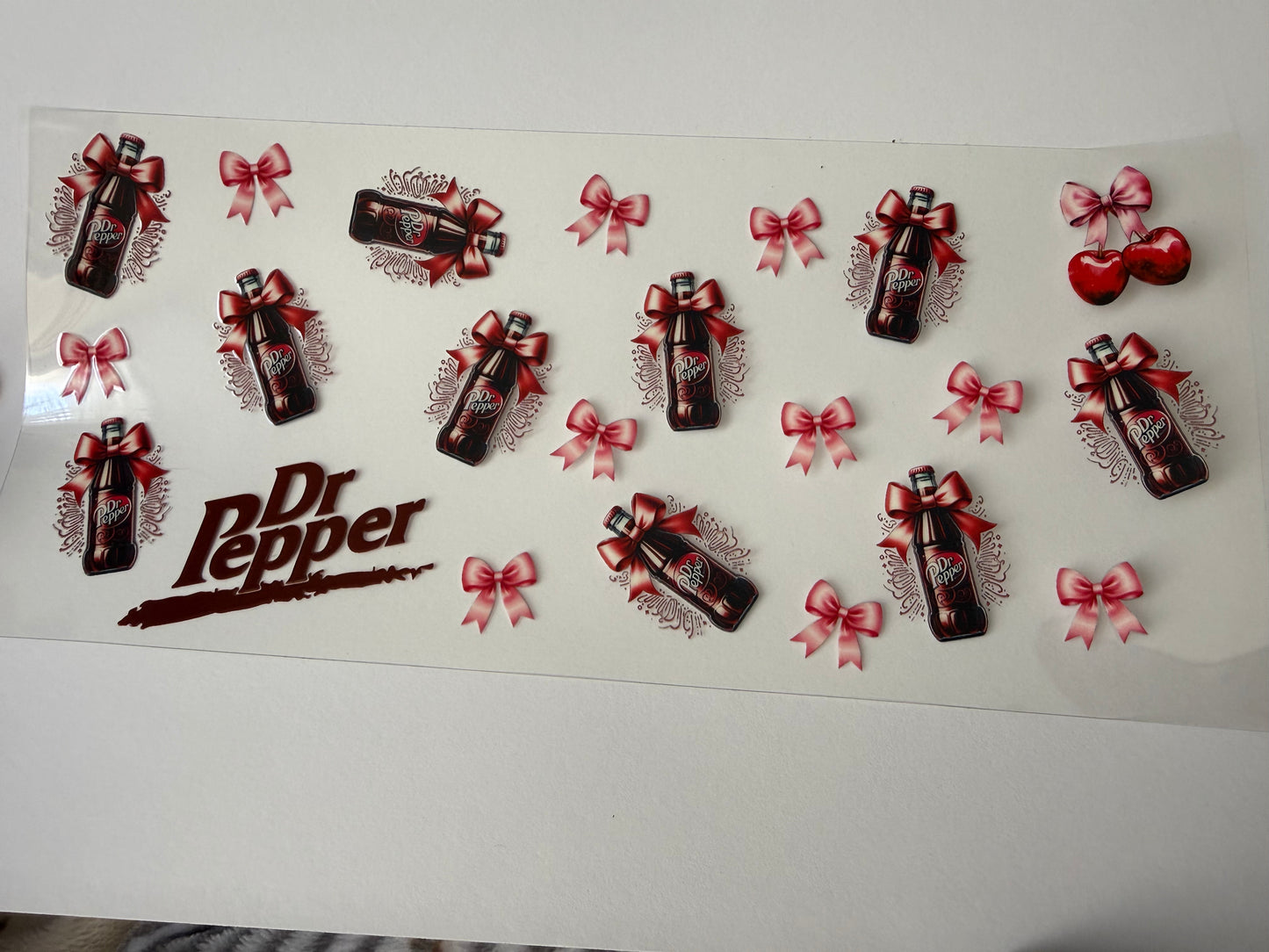 Dr Pepper with bottles & bows