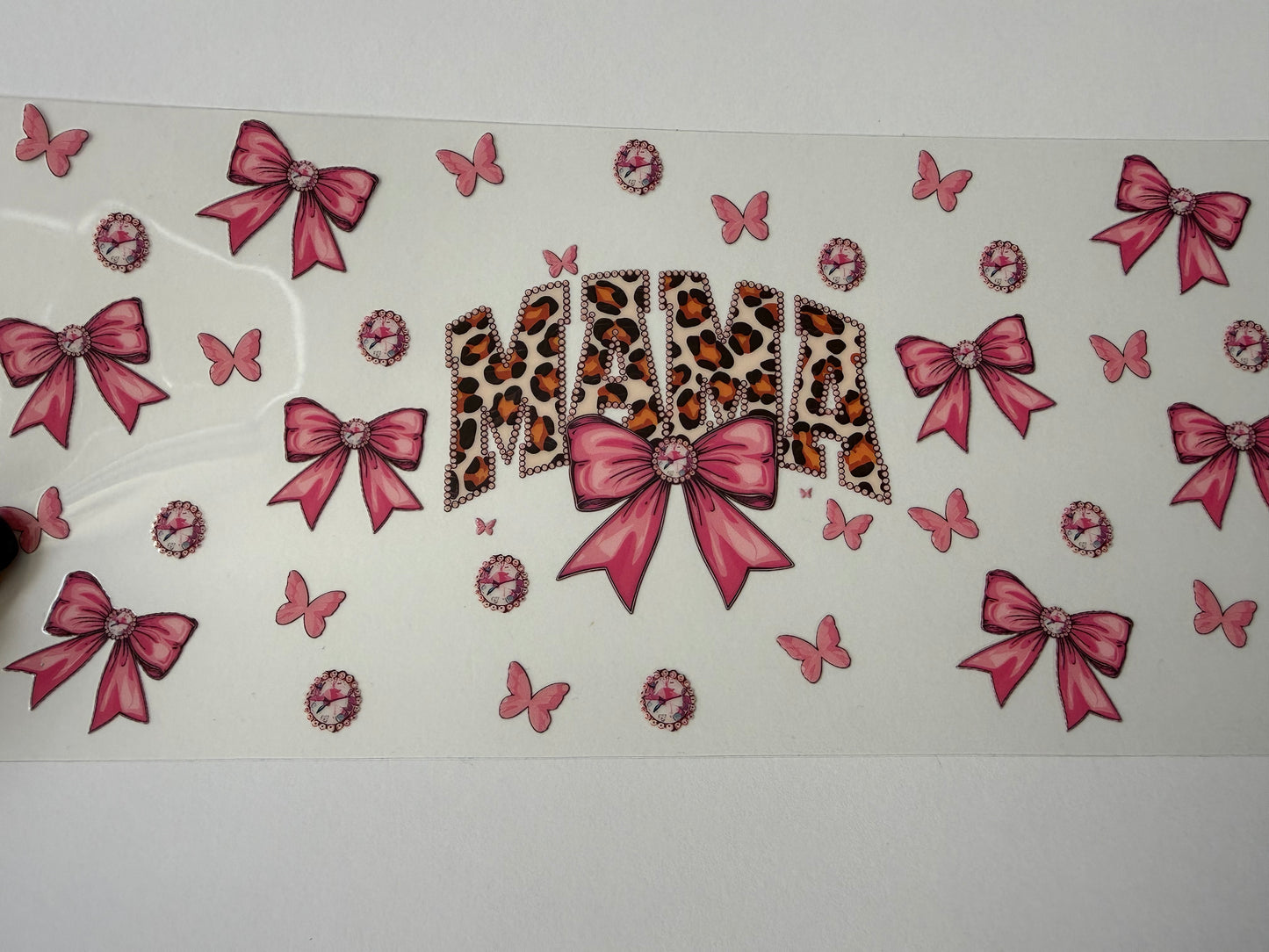 Leopard mama & bows