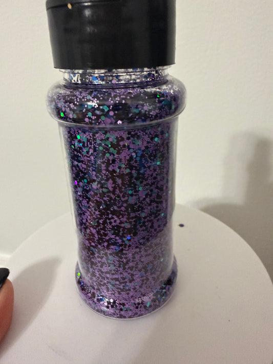Galaxy - has star glitter inside mix as well
