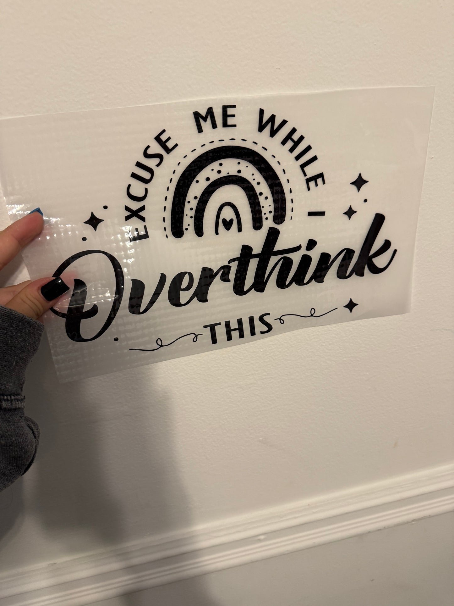 Excuse Me while I Overthink