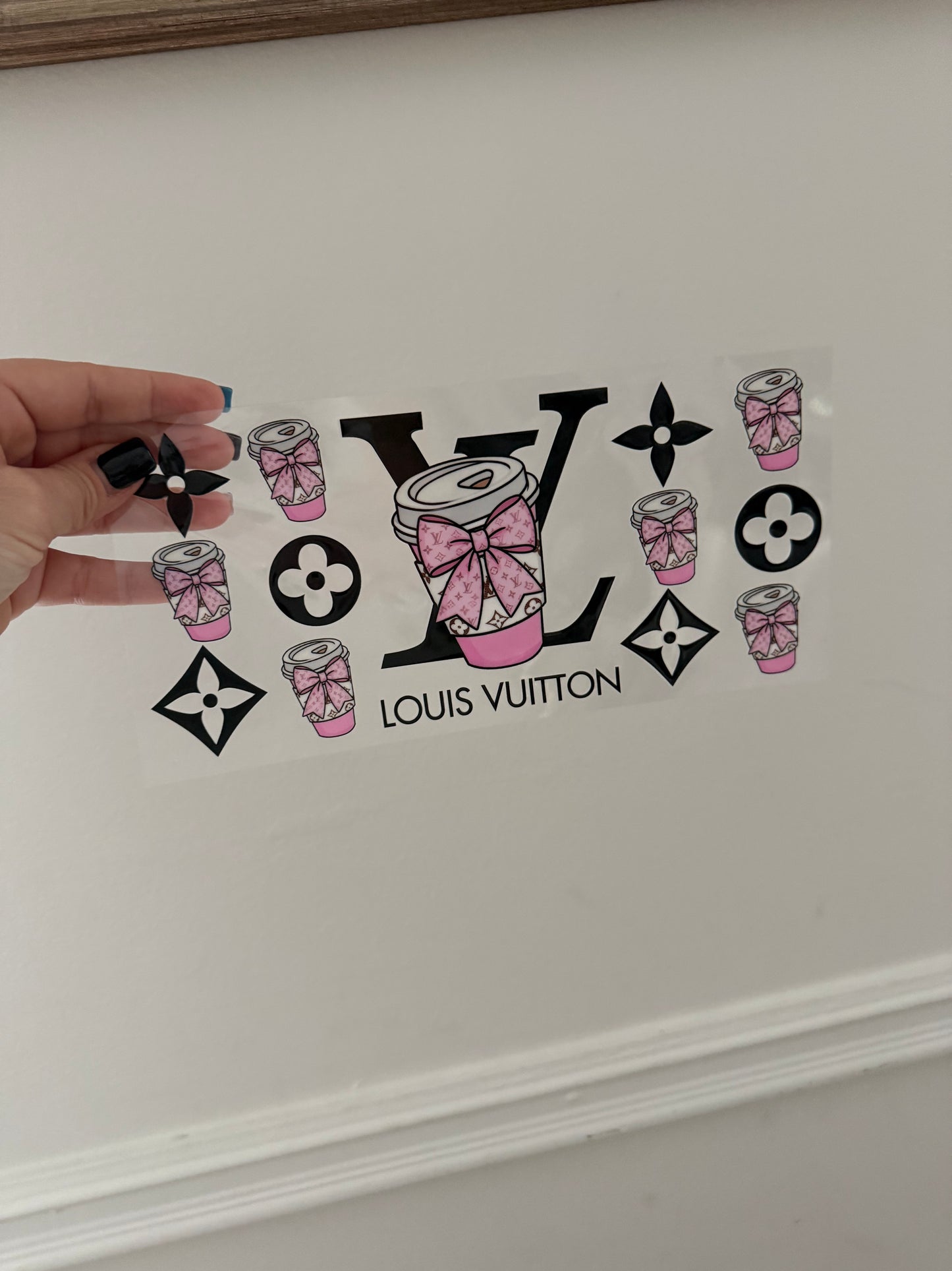 Louis Vuitton Pink and Black