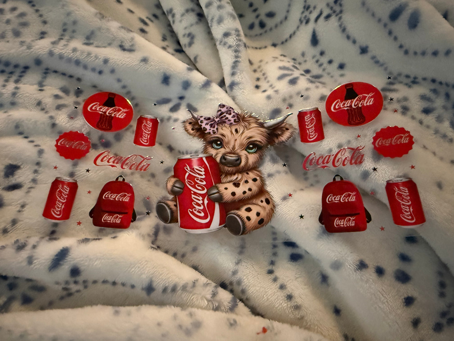 Highland Cow and Coca Cola