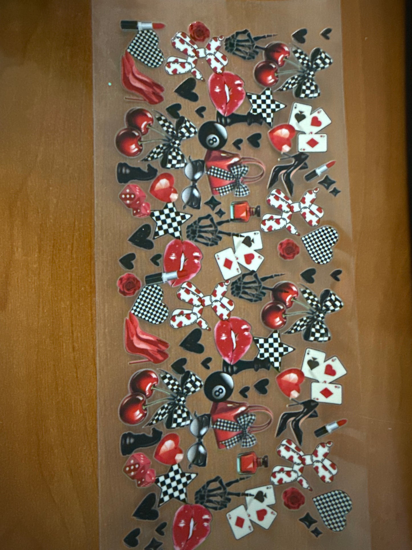 Casino/Checker Theme Wrap