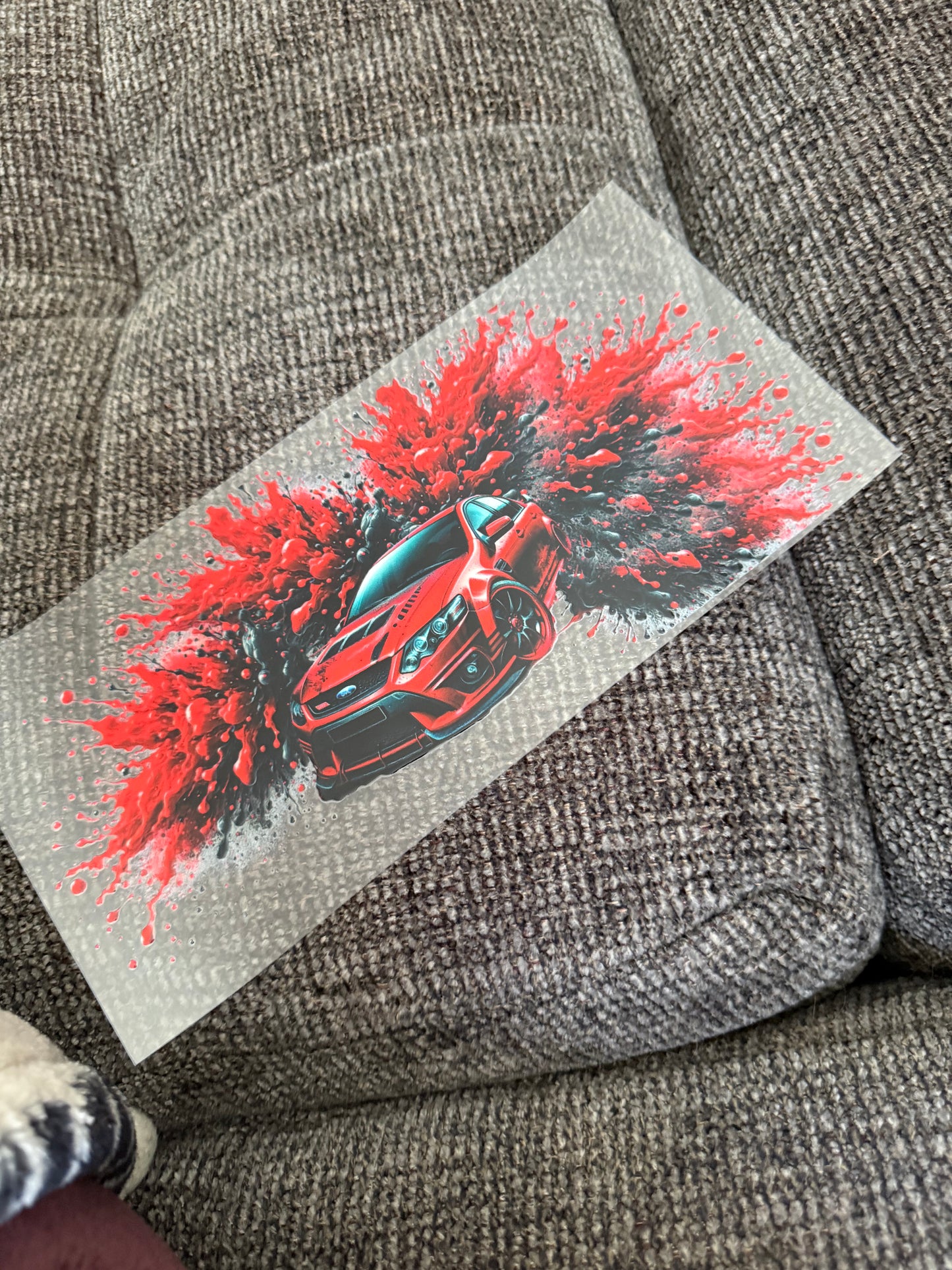 Red car