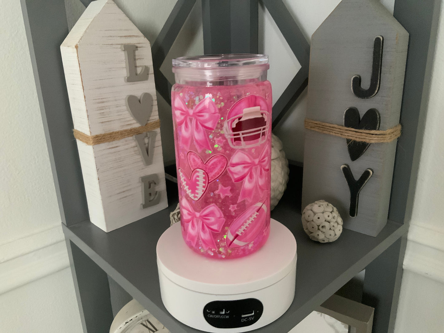 Pink football premade