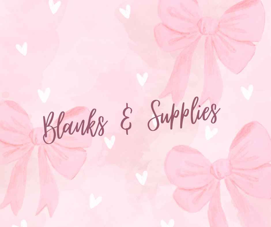 Blank Tumblers & Supplies
