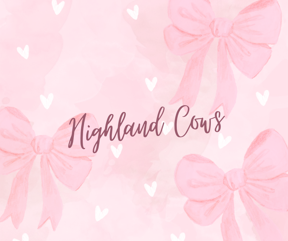 HIGHLAND COW DECALS