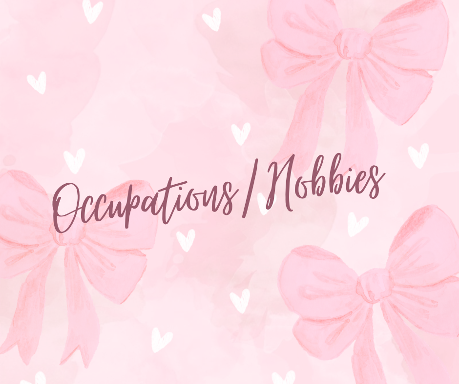Occupations/Hobbies