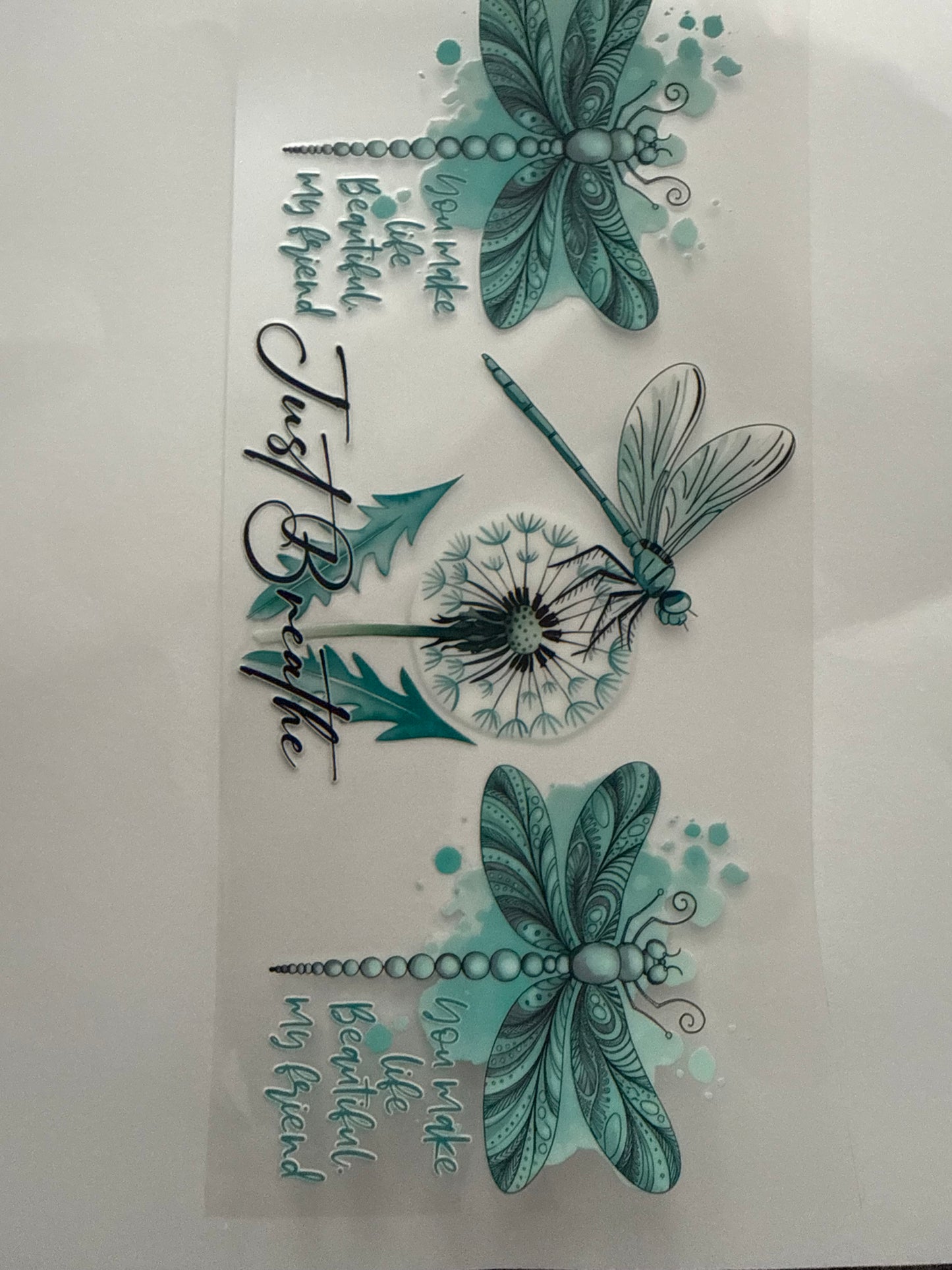 Just breathe with dragon flies