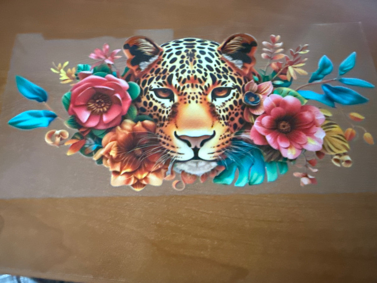 Floral Leopard