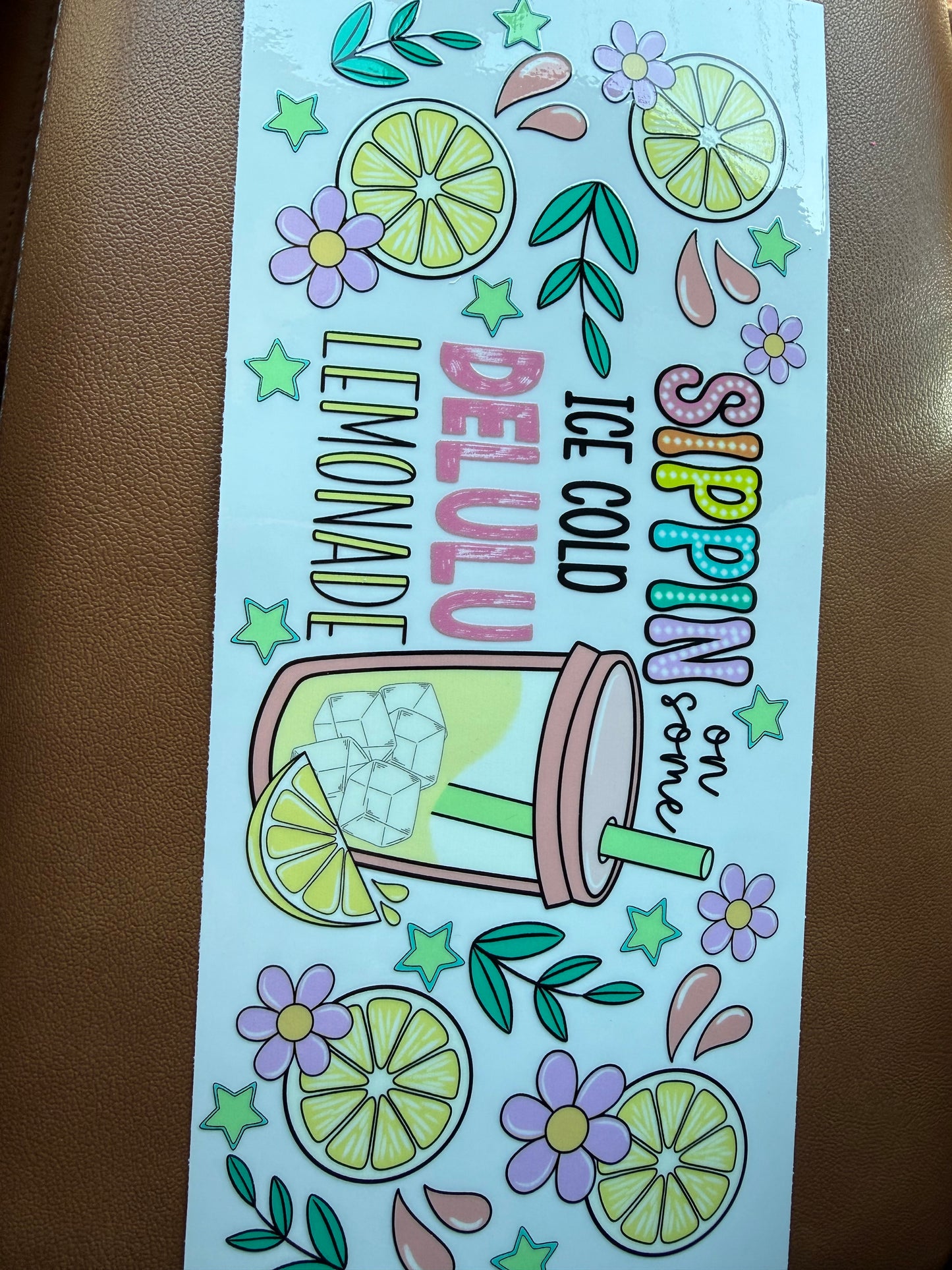 Sippin on some ice cold delulu lemonade