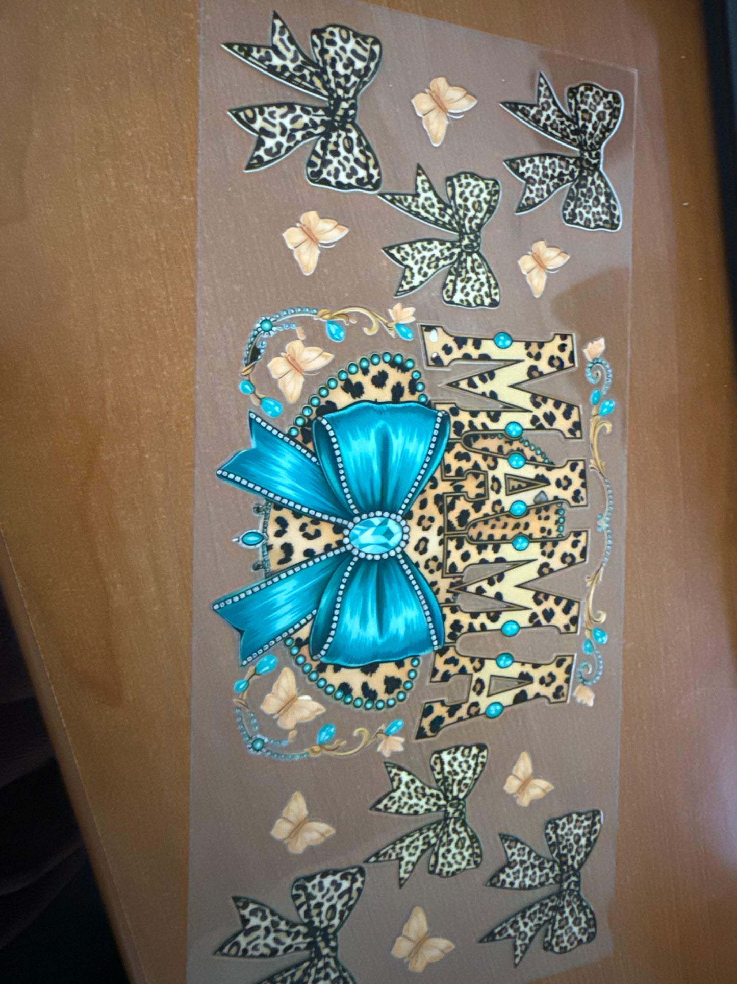 Leopard Print Mama w/ Bow