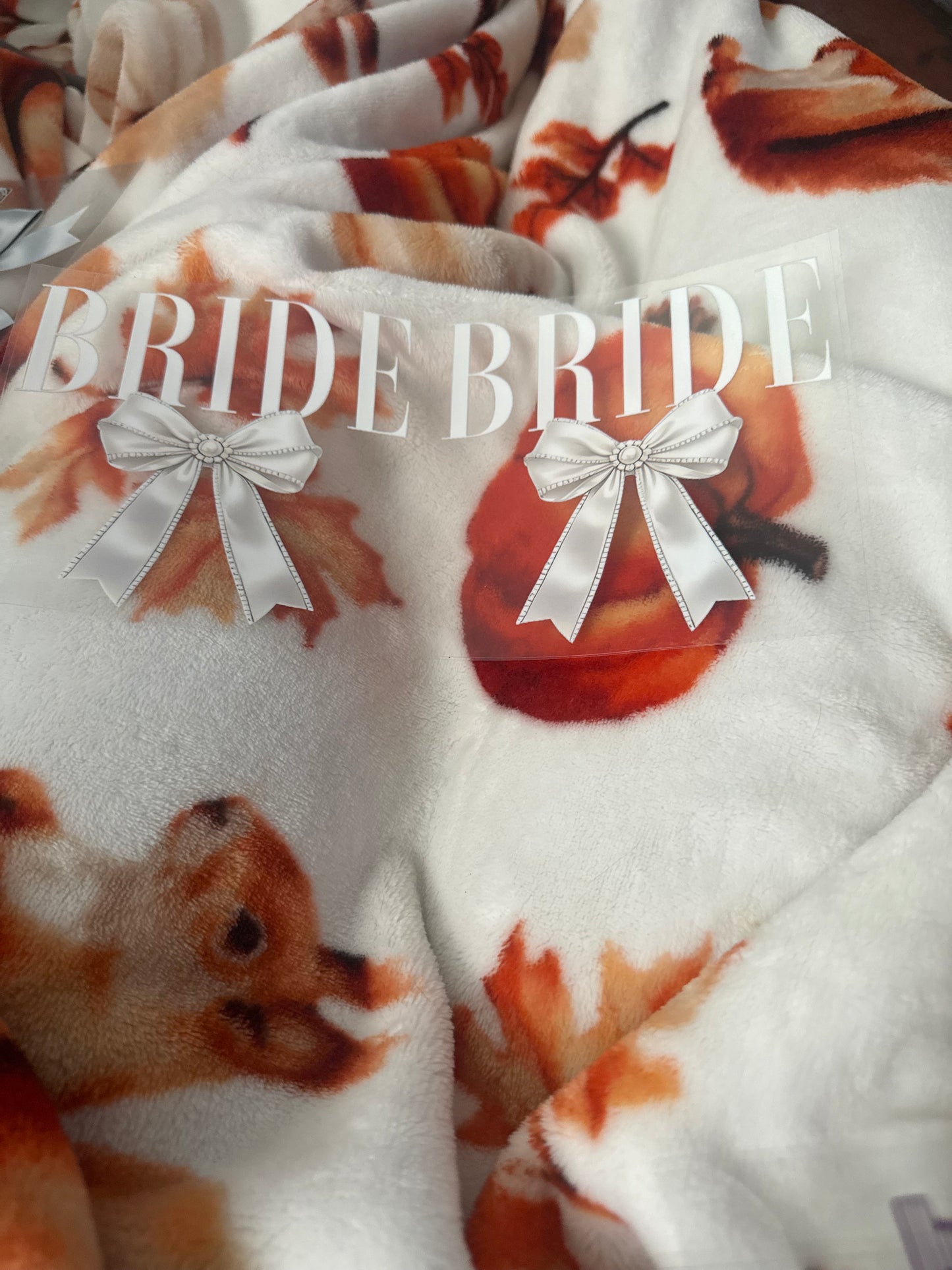 Bride white bow