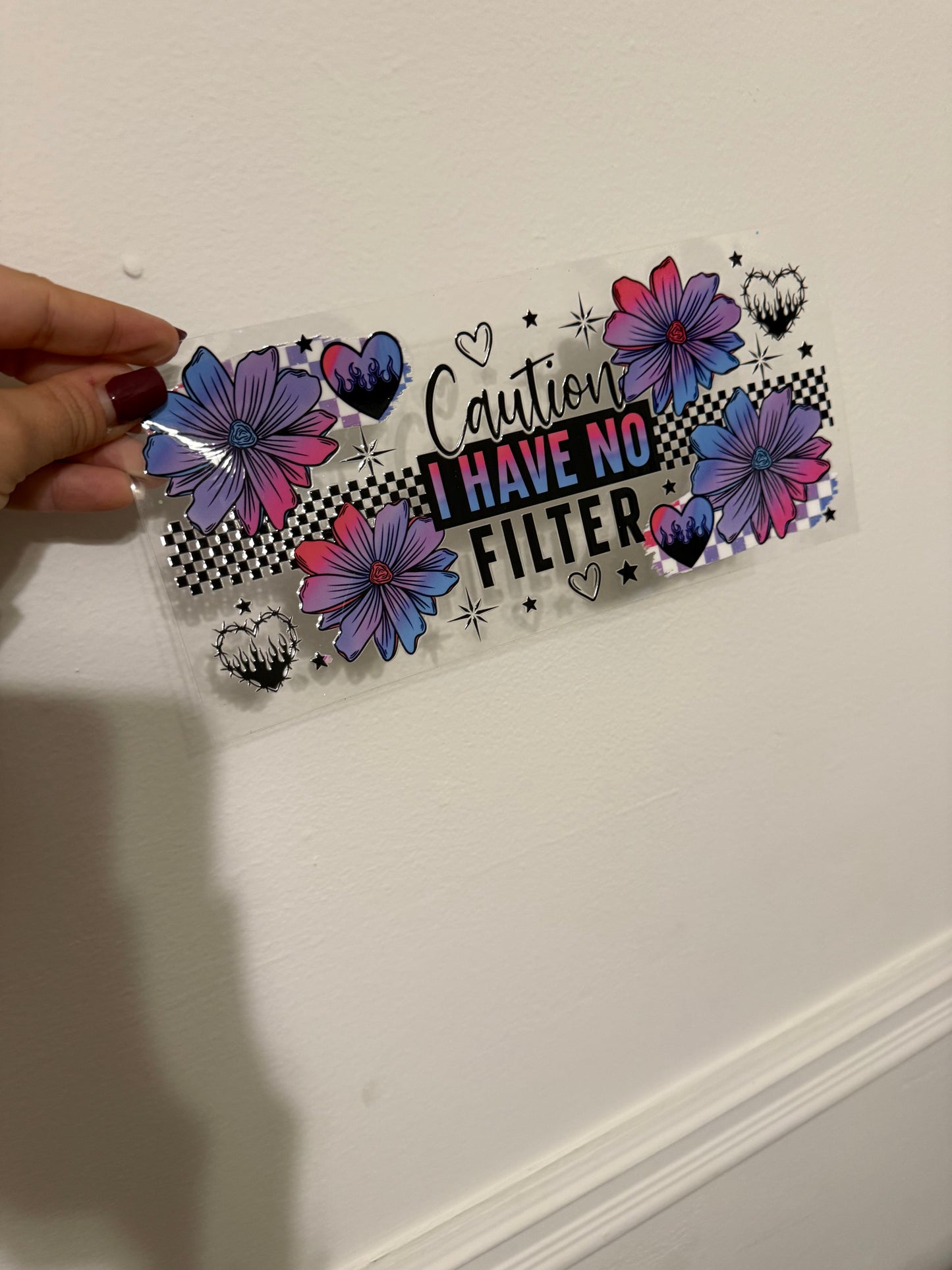 Caution I have no filter