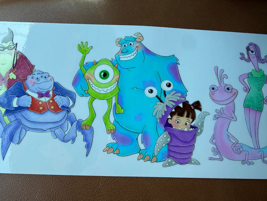 Mike, Sully, Boo, & characters