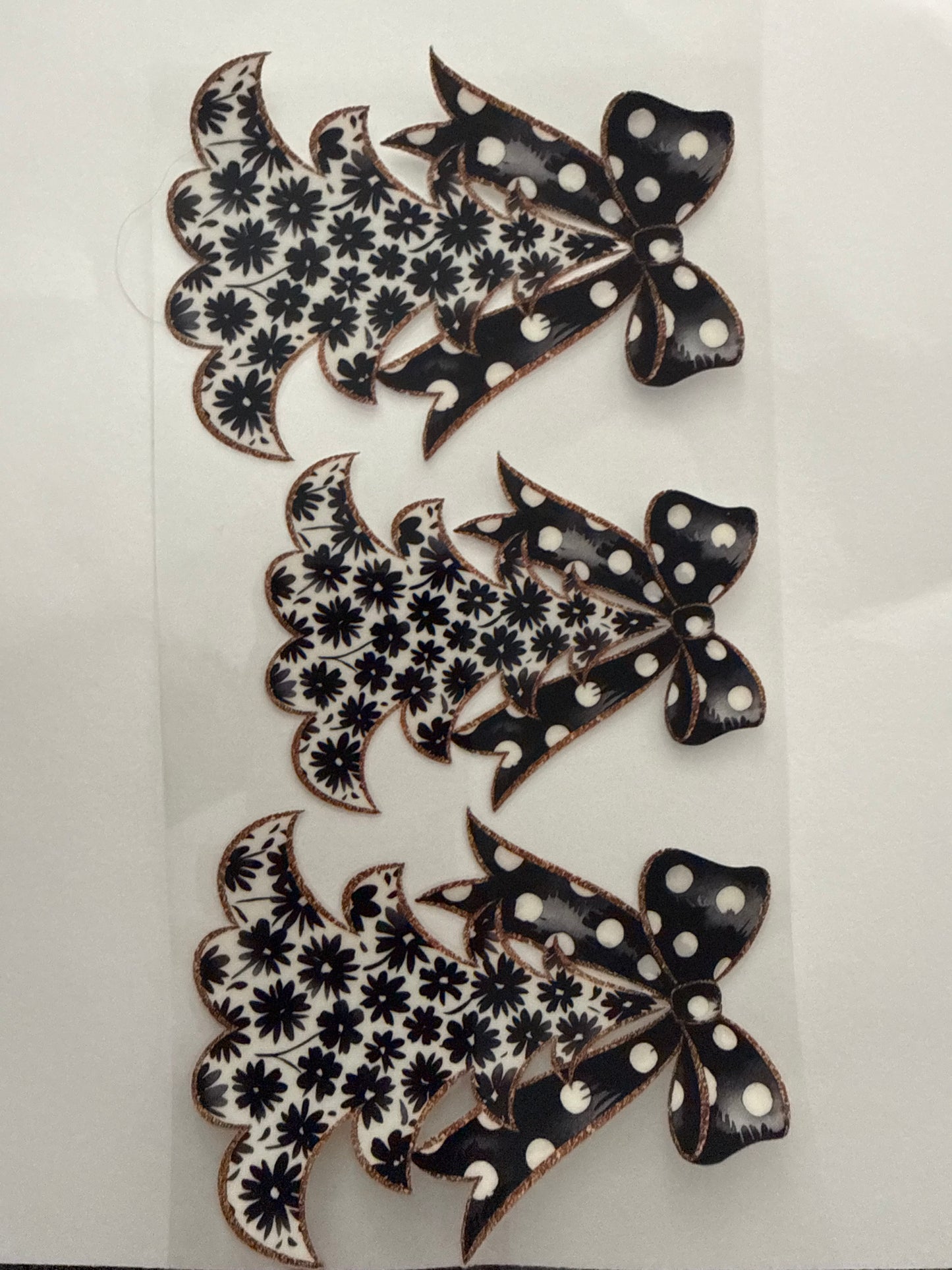 Black & white Christmas trees