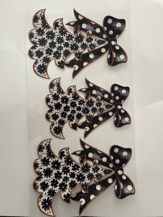 Black & white Christmas trees