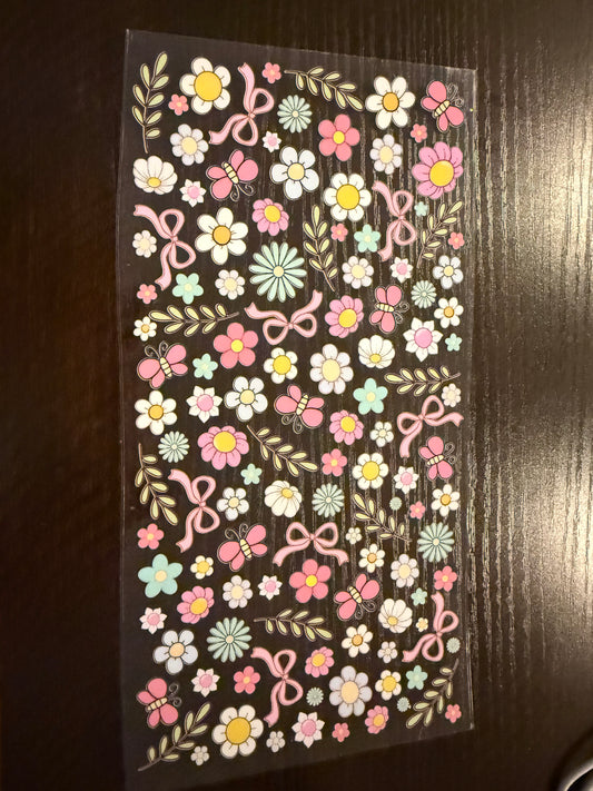 Pastel Bows, flowers, butterfly’s