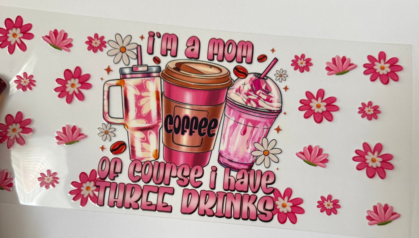 Of course I have 3 drinks