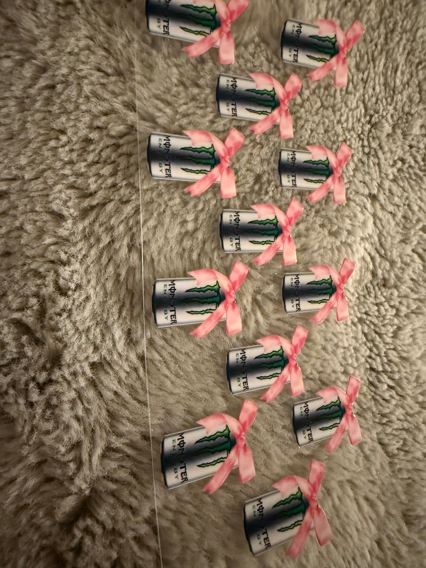 Monster Energy pink bows