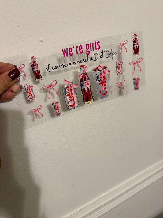 of course we need diet coke
