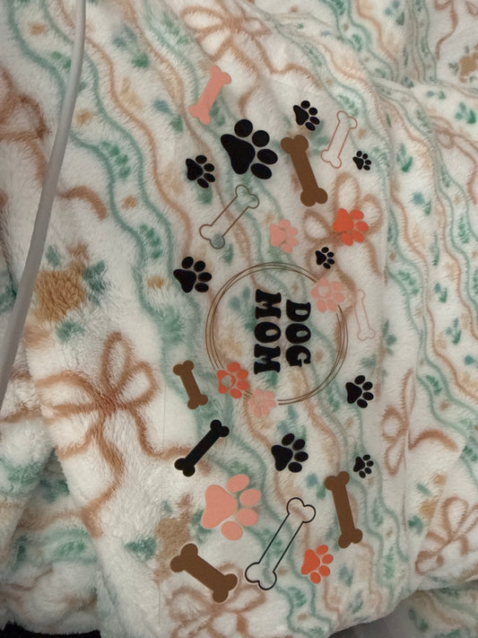Dog mom with paws & bones