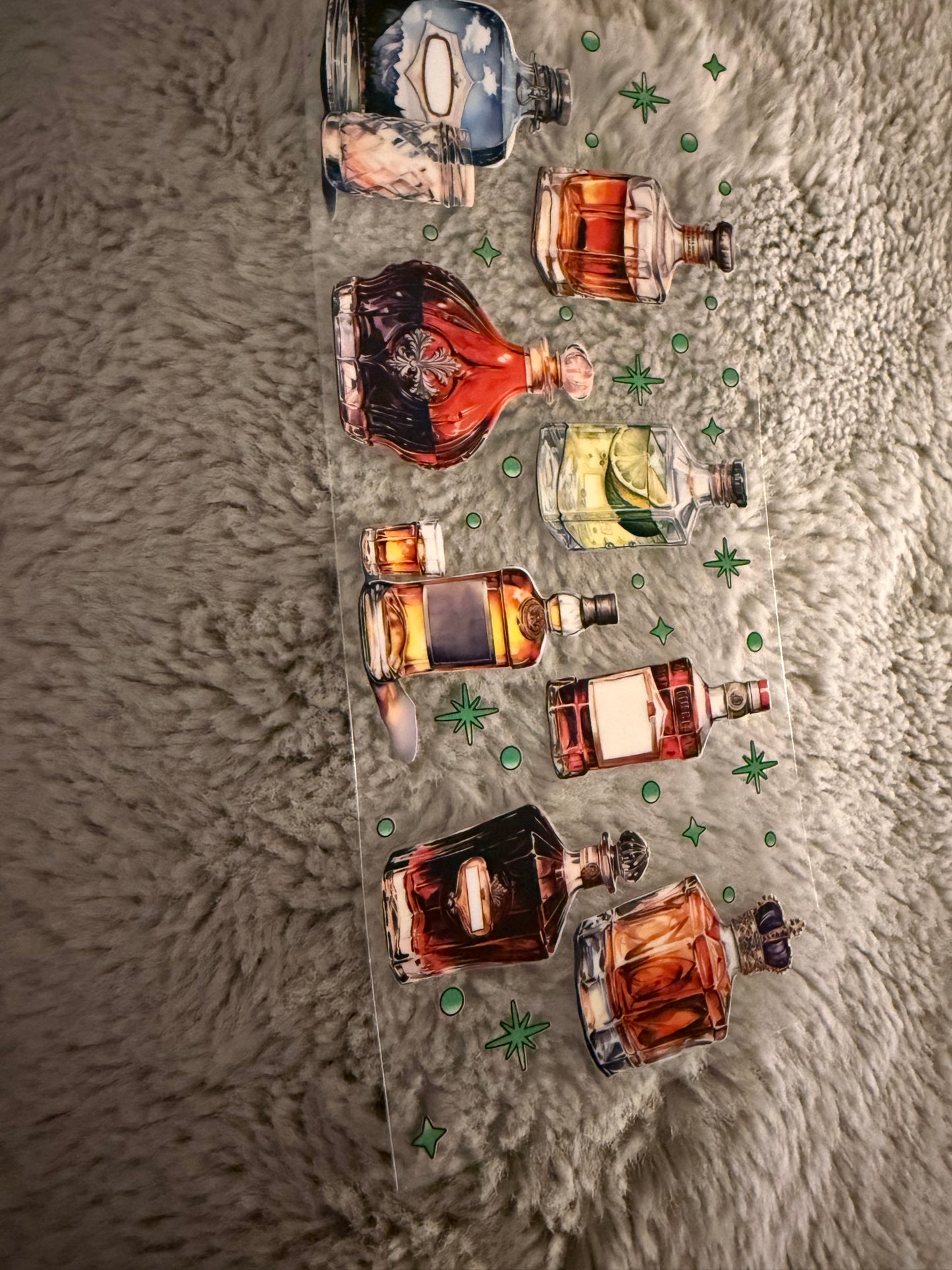 Alcohol bottles