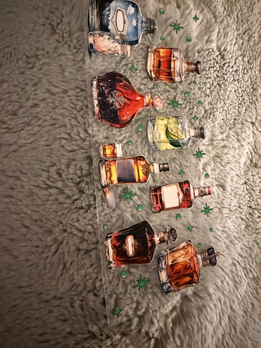 Alcohol bottles