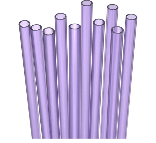 5 30/40 oz replacement straws purple