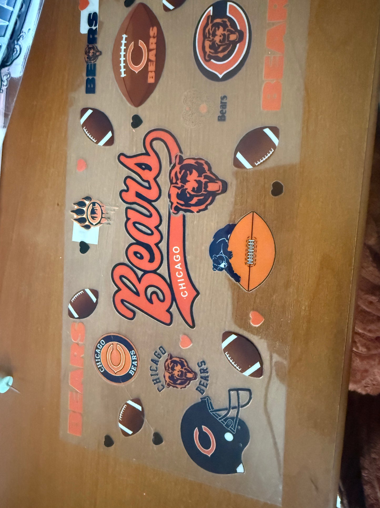 Orange and blue