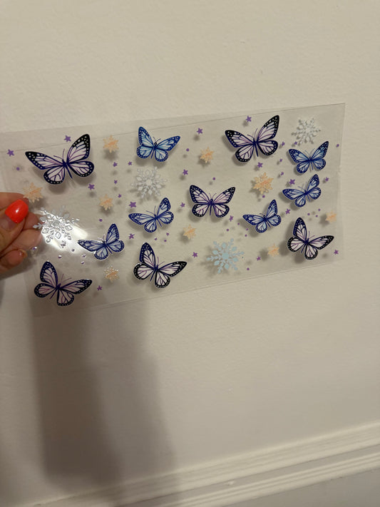 Butterflies & snowflakes