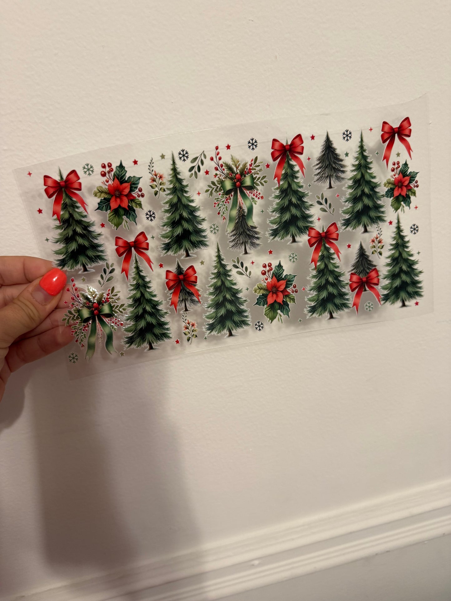 Bows and Christmas trees