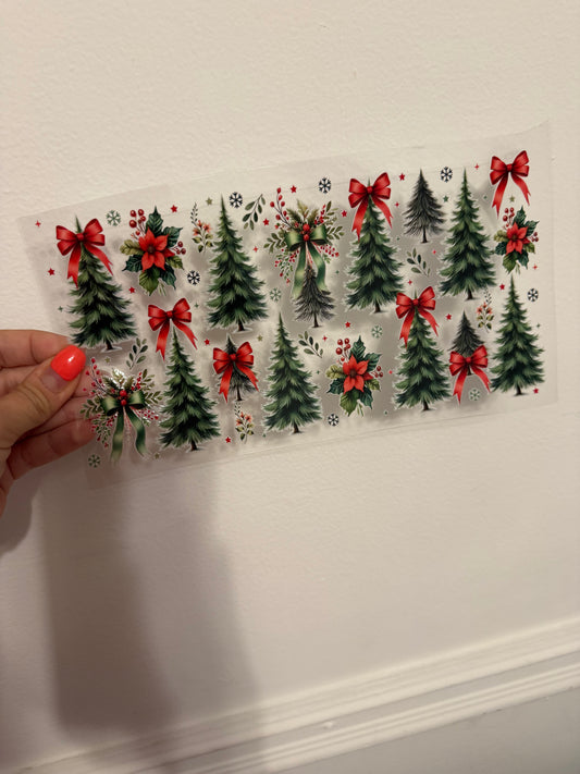 Bows and Christmas trees