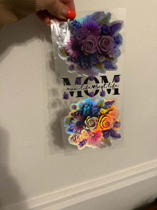 Holographic mom flowers