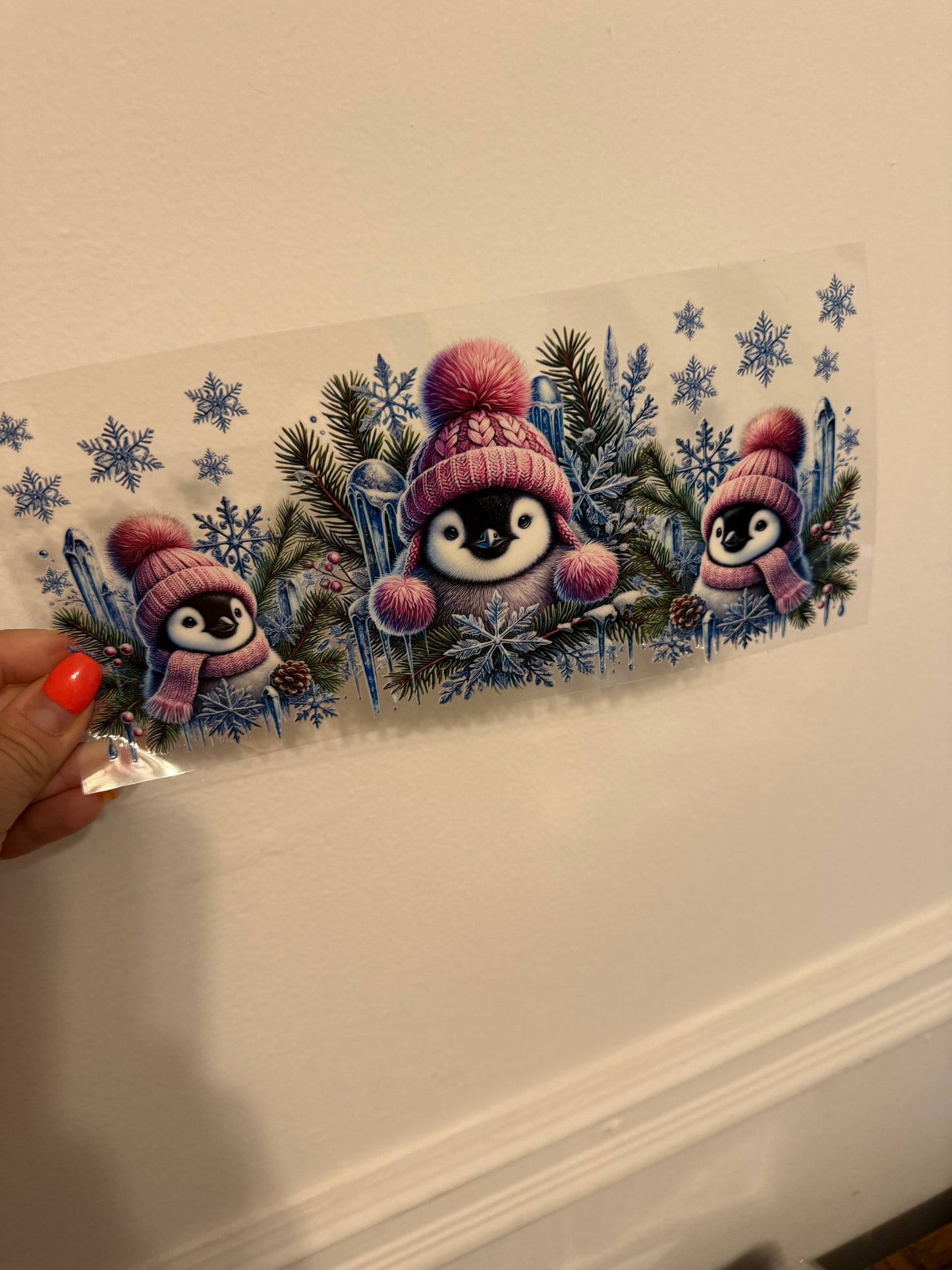 Christmas penguins