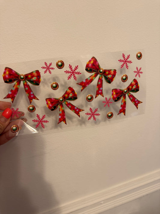 Bows & snowflakes