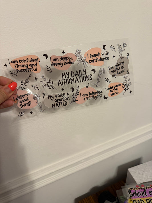 My daily affirmations