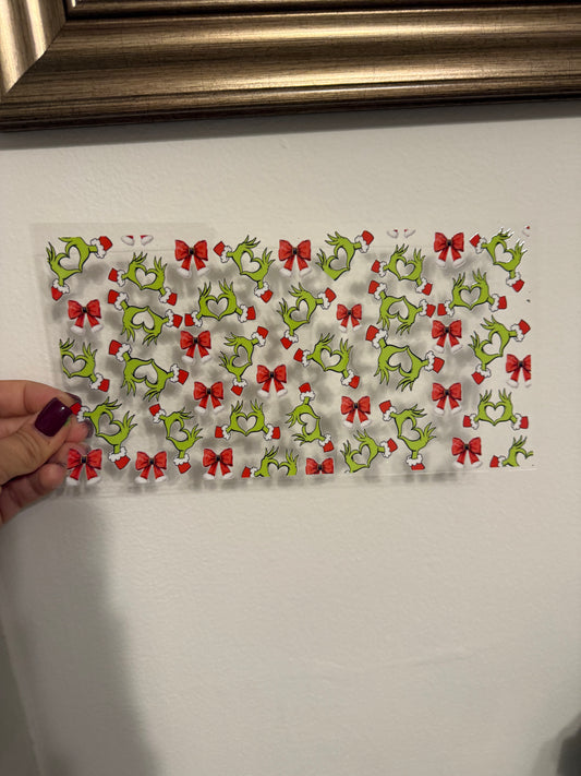 Small grinch hands & bows